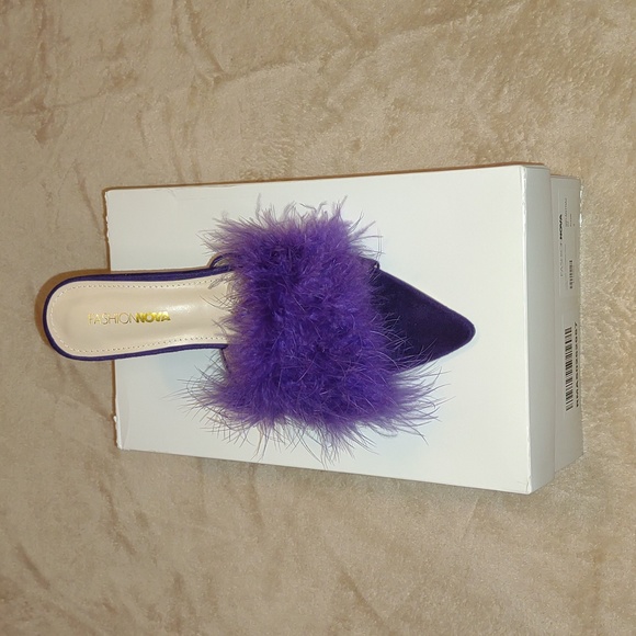 👣MELANTHA🩵 Feather Mules - Picture 15 of 16